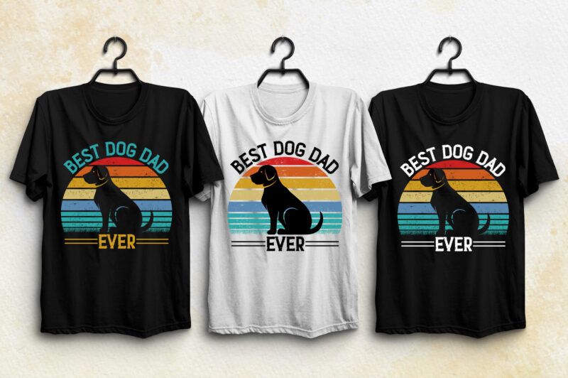 Retro Sunset T-Shirt Design Bundle