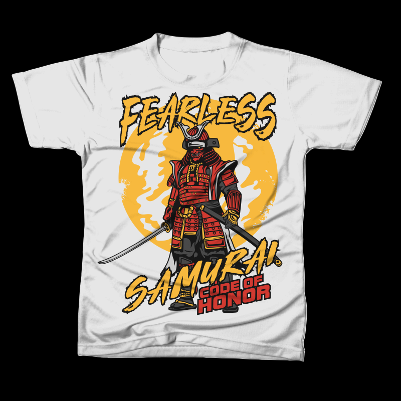 FEARLESS SAMURAI CARTOON