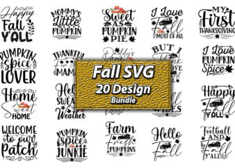 Fall SVG 20 Design Bundle, Fall SVG Bundle, Fall SVG, Fall SVG Bundle, Autumn Svg, Thanksgiving Svg, Fall Svg Designs, Fall Sign, Autumn Bundle Svg, Cut File Cricut, Silhouette, PNG,