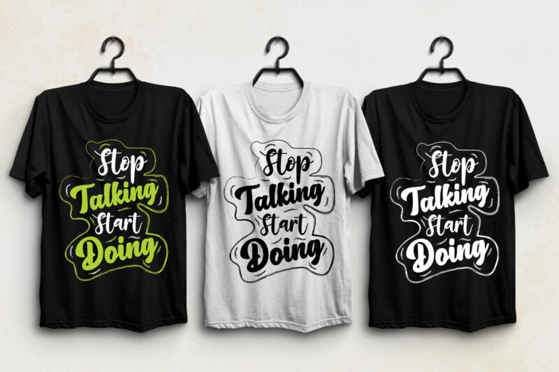 Motivational Quotes T-Shirt Design Bundle