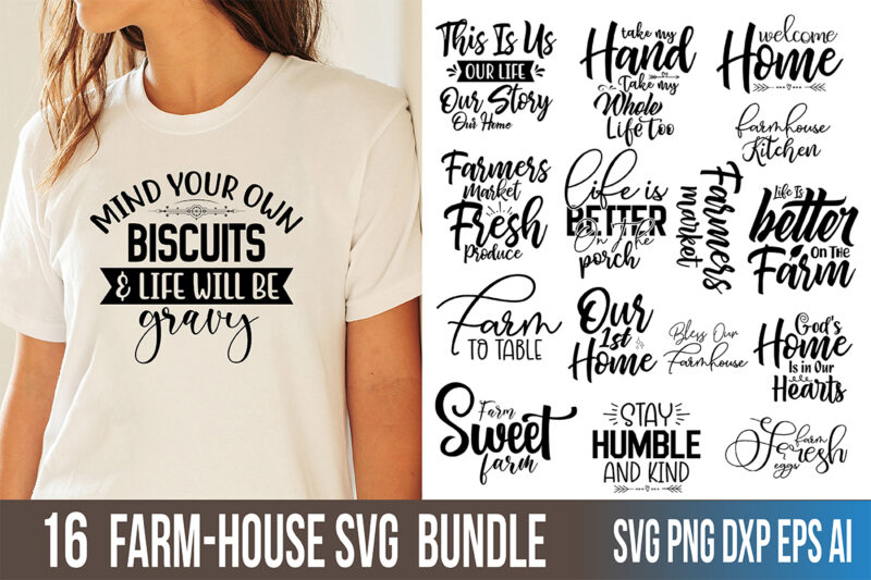 Farmhouse SVG Bundle