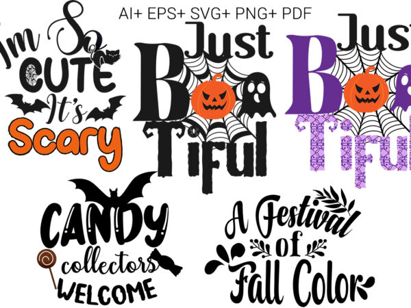 Halloween bundle design