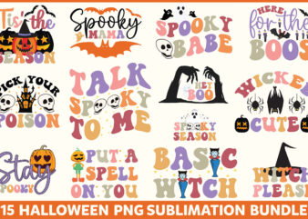 Halloween PNG Sublimation Bundle