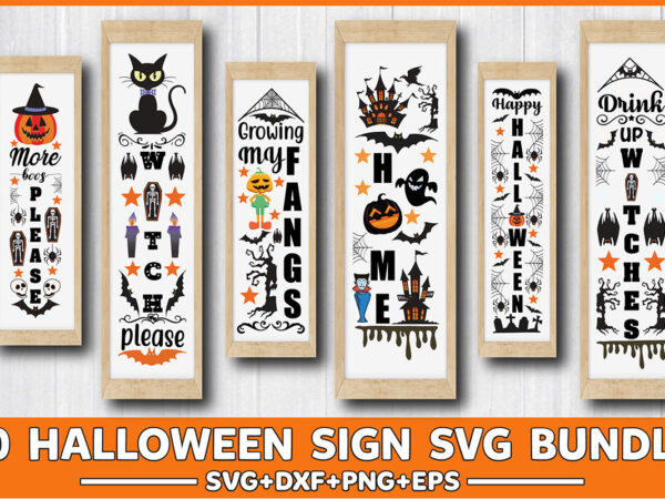 Halloween sign svg bundle graphic t shirt