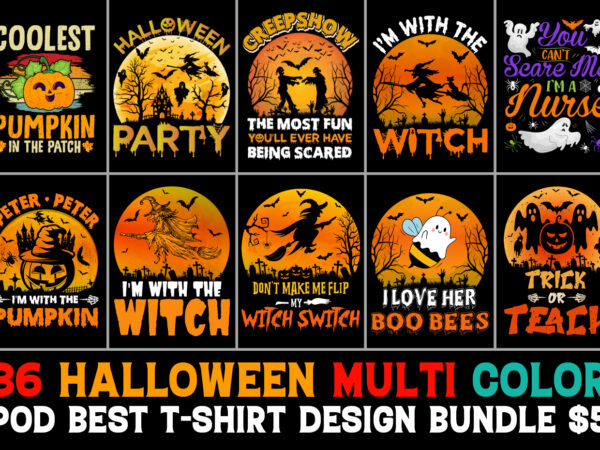 Halloween t-shirt design bundle Halloween t-shirt design bundle