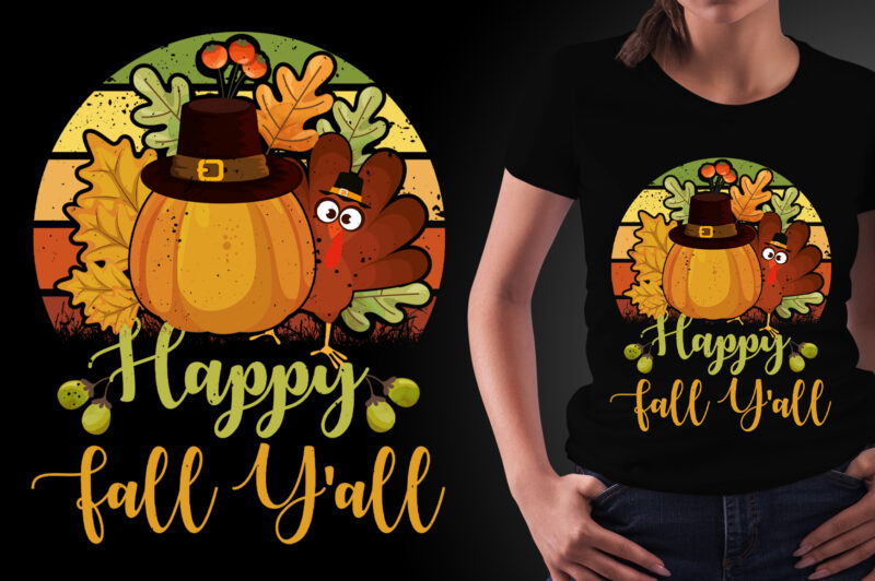 Thanksgiving Day T-Shirt Design Bundle