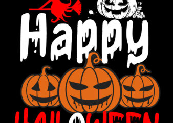 Happy Halloween T-Shirt Design , Happy Halloween SVG Cut File , Halloween t shirt bundle, halloween t shirts bundle, halloween t shirt company bundle, asda halloween t shirt bundle, tesco