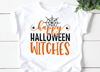 Happy Halloween Witches SVG