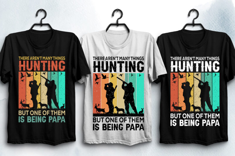 Hiking Hunting T-Shirt Design Bundle
