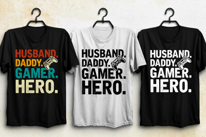 Gamer T-Shirt Design Bundle