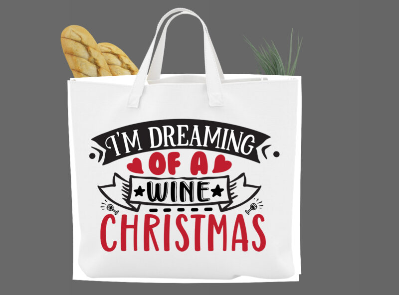 Wine Christmas SVG Design Bundle