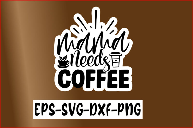 Coffee Sticker Design Bundle