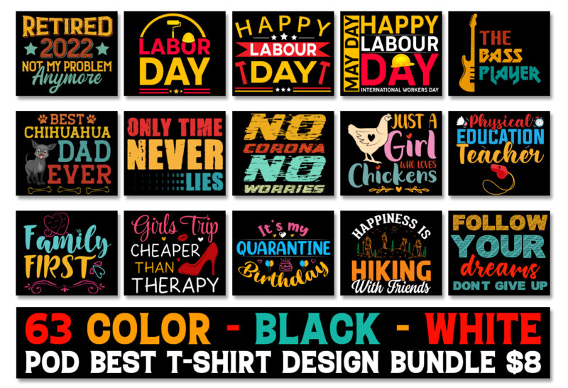 Minimalist T-Shirt Design Bundle