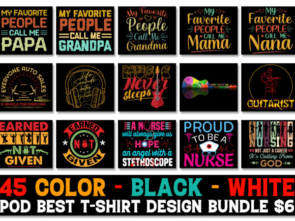 Minimalist t-shirt design bundle