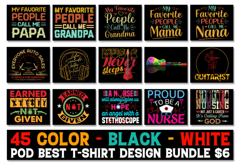 Minimalist T-Shirt Design Bundle