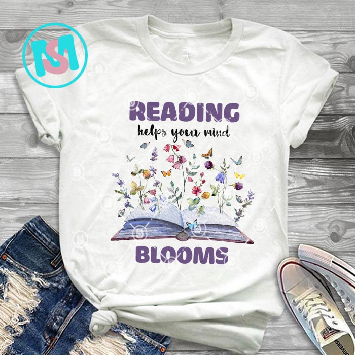 Books Lover Bundle PNG file, Love to Read PNG, Library PNG, Flower Books PNG, Magic, Fantasy, Mystical, Floral Books cut file, Reading png
