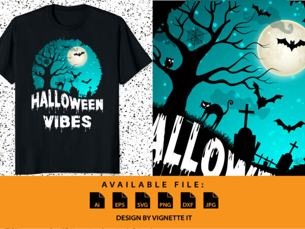 Bat Icon Halloween Design PNG & SVG Design For T-Shirts