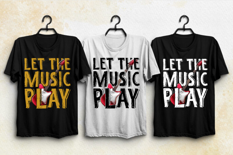 Music T-Shirt Design Bundle