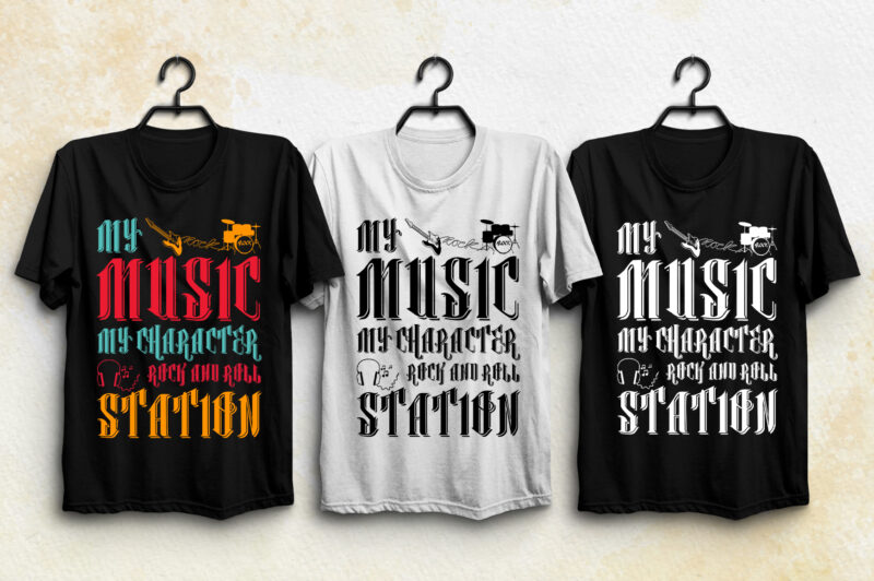 Music T-Shirt Design Bundle