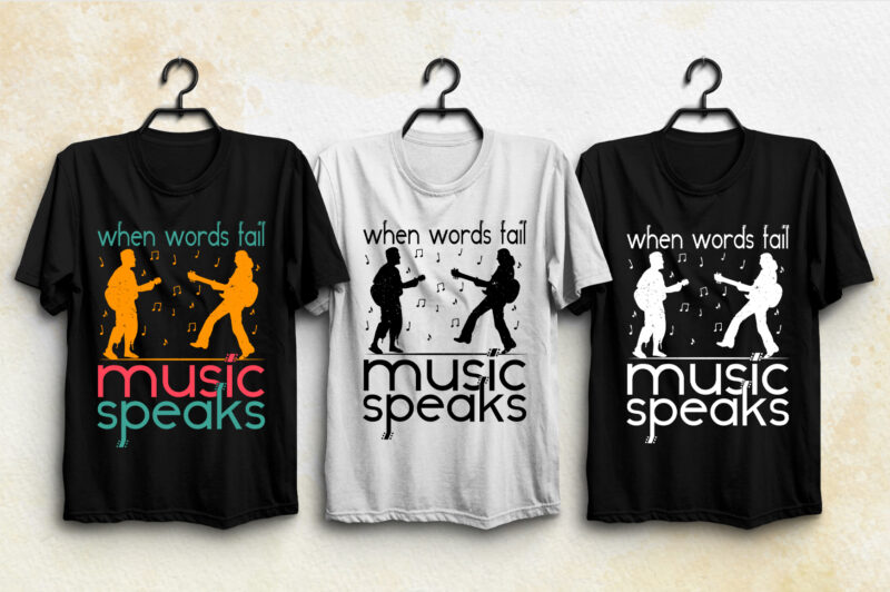 Music T-Shirt Design Bundle