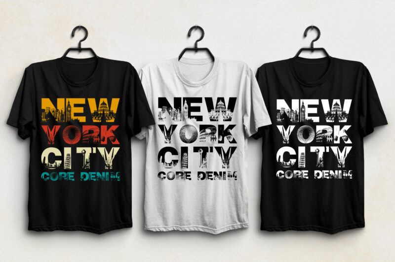 Typography T-Shirt Design Bundle