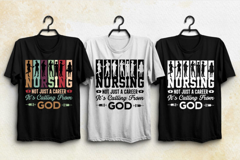 Nurse T-Shirt Design Bundle