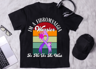 RD Strong Fibromyalgia Warrior Quote, Fibromyalgia Awareness T-Shirt