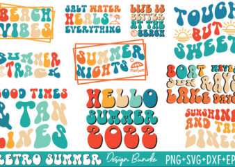 Retro Summer Bundle t shirt design online
