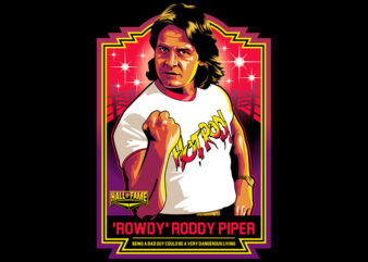 Roddy Piper t shirt design online