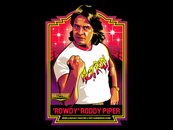 Roddy piper t shirt design online