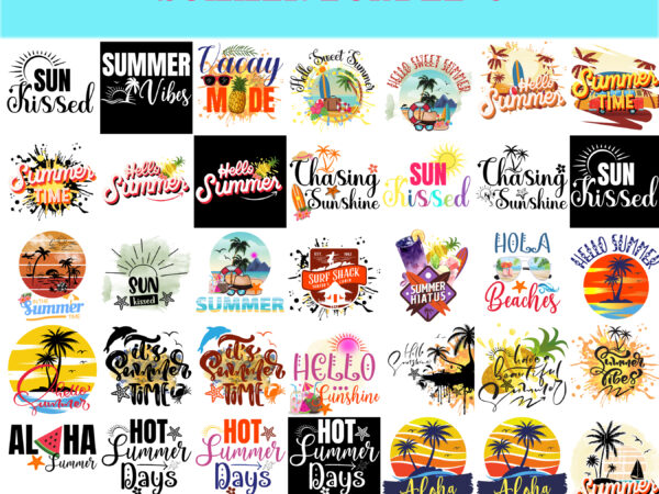Summer sublimation bundle this bundle contains 20+ designs of high resolution (300 dpi) png, files with transparent backgrounds. 2022, amazon, beach, best, bundle, camp, circle, color, colorful, custom, design, designs,