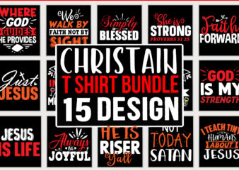 Christian T shirt Design Bundle