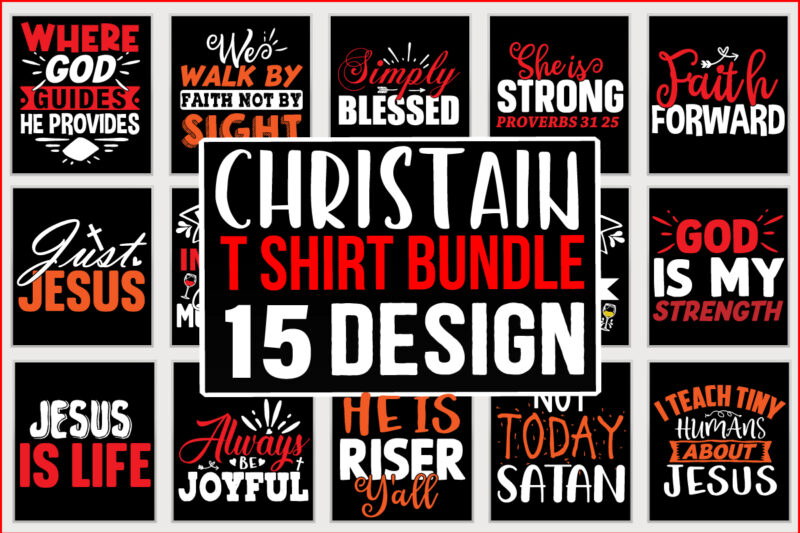 Christian T shirt Design Bundle
