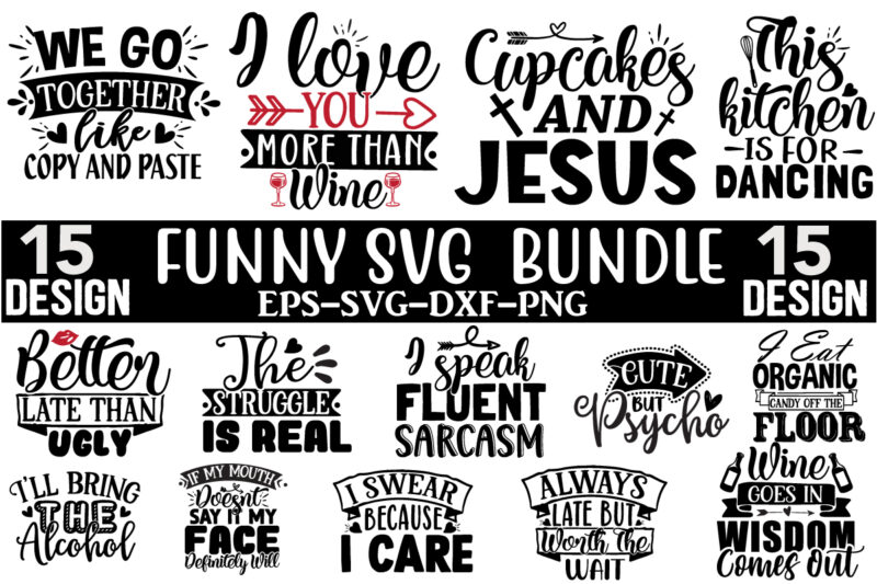 Funny SVG Design Bundle