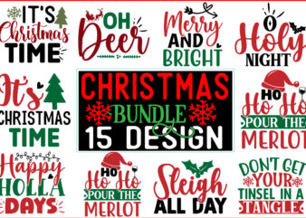 Christmas SVG T shirt design Bundle