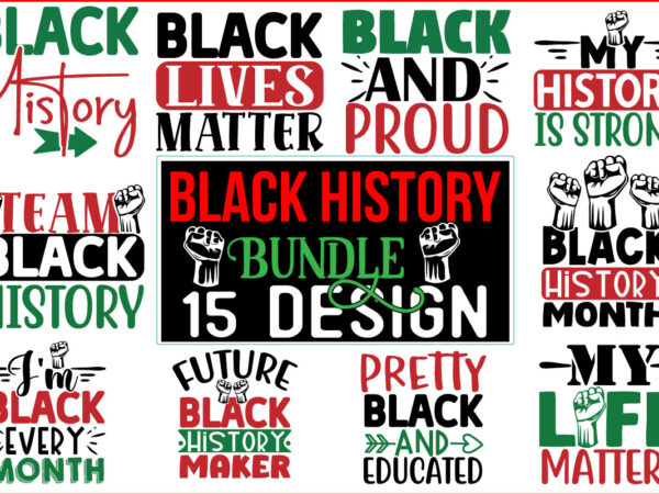Black history month svg design bundle