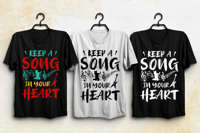 Music T-Shirt Design Bundle