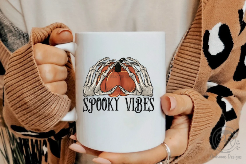 Spooky vibes Sublimation Design