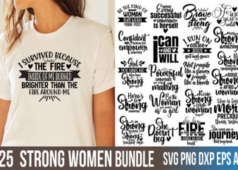 Strong Women SVG Bundle