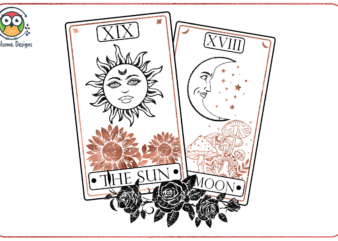 The Sun & Moon tarot Sublimation