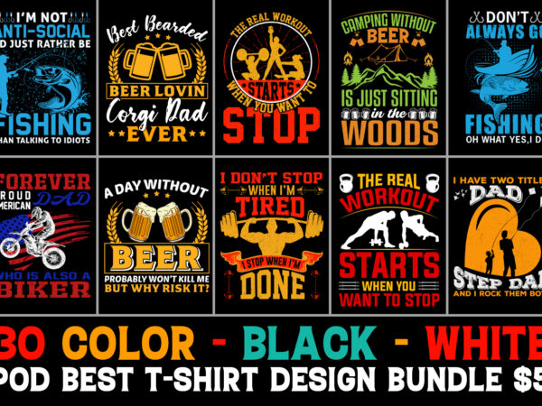 T-shirt design bundle