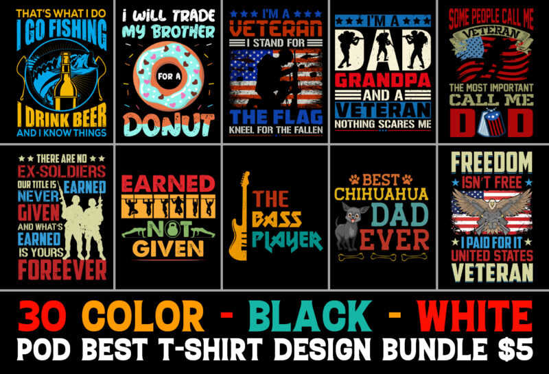 T-Shirt Design Bundle