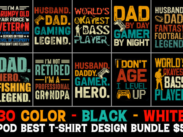 T-shirt design bundle