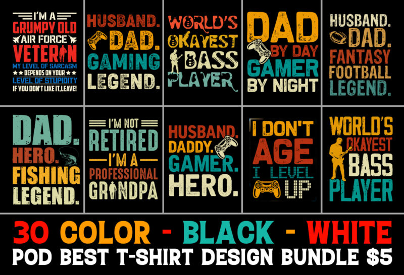 T-Shirt Design Bundle