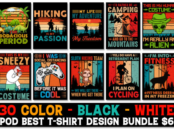 T-shirt design bundle T-shirt design bundle