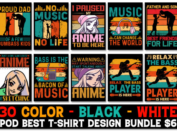 T-shirt design bundle