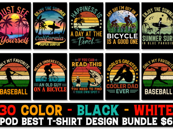 T-shirt design bundle