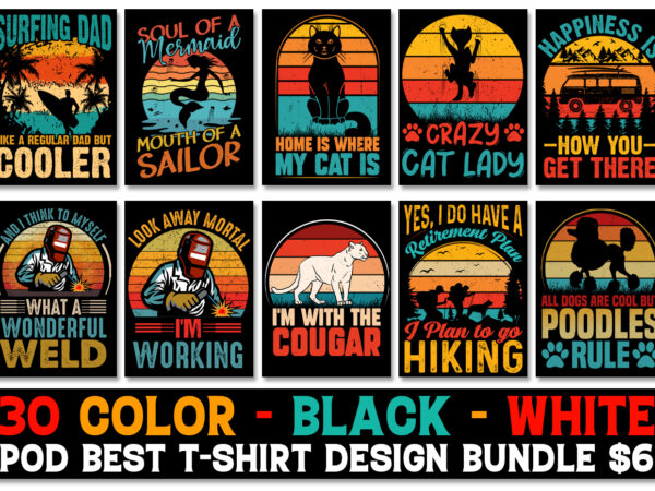 T-shirt design bundle