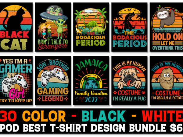 T-shirt design bundle