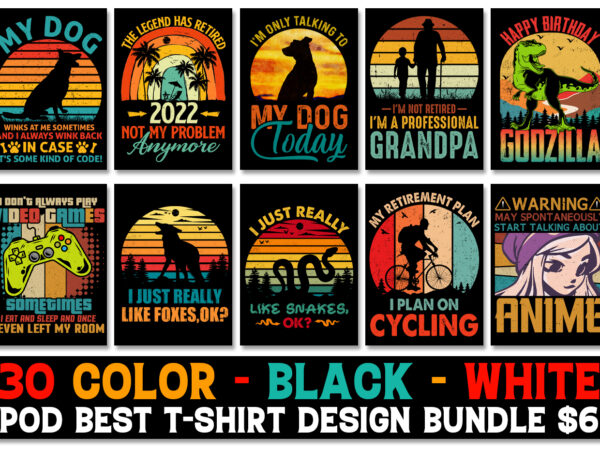 T-shirt design bundle